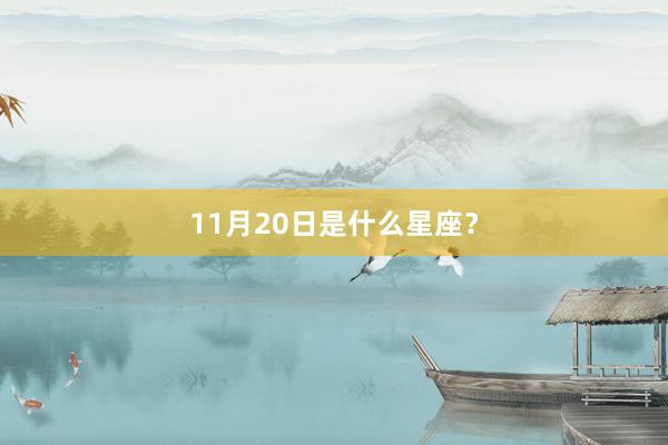 11月20日是什么星座?